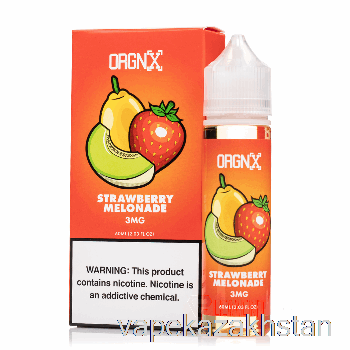 Vape Disposable Strawberry Melonade - ORGNX E-Liquid - 60mL 0mg